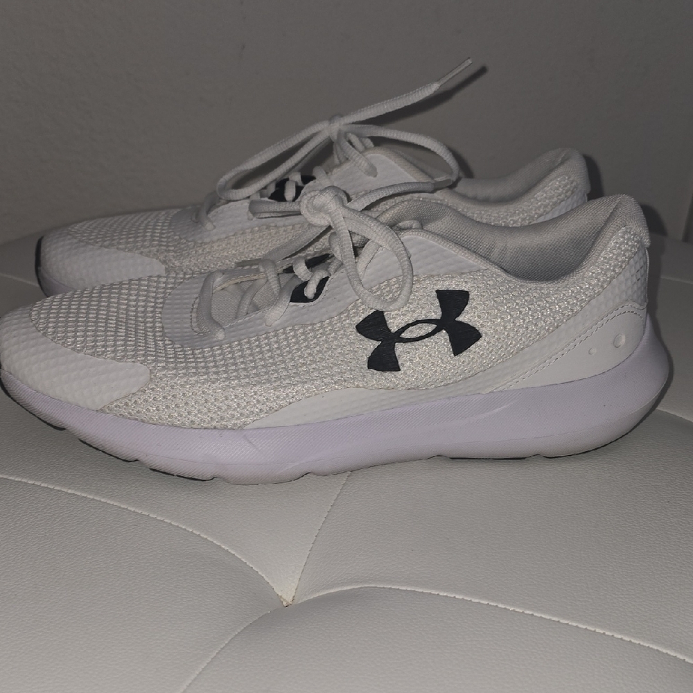 Under Armour Mesh White Athletic Shoes